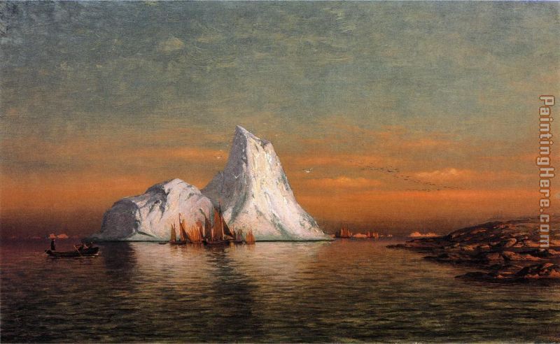 Fishing Fleet off Labrador i painting - William Bradford Fishing Fleet off Labrador i art painting Fishing Fleet off Labrador i painting - William Bradford Fishing Fleet off Labrador i art painting